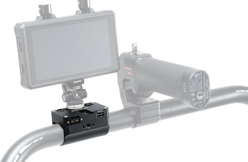 Tilta V-Mount Battery Plate for Basic & Advanced Ring Grip | Compatible with DJI RS2/ RS3 Pro (Not RS3) | Longer Battery Life | Aluminum and Steel Build | TGA-RG-V (Power Supply Module) - Image 3